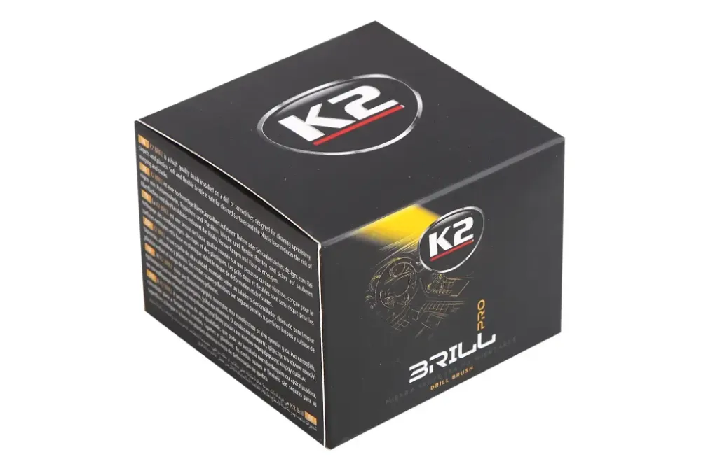 Щетка для дрели для очистки обивки, ковров, пластика K2 Brill PRO 10см Винница - изображение 3