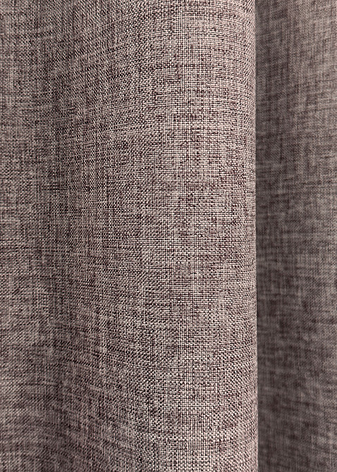 Комплект готовых штор VR-Textil Лен ALORA-TON № 1878ш Пудровый 125х290см 2 шт (39-0027) Киев - изображение 8