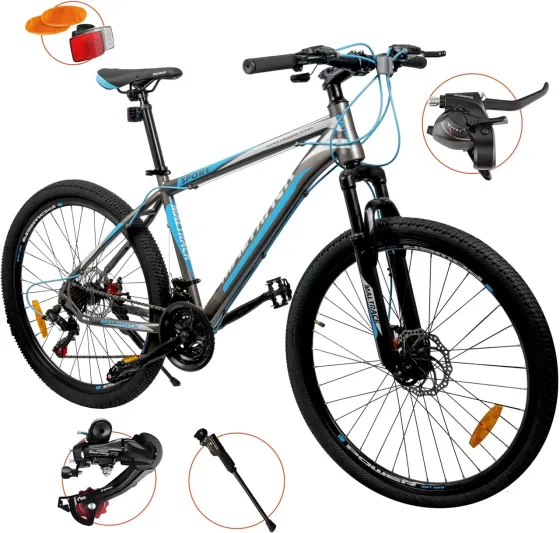 Велосипед Rower Górski MTB MalTrack TEAM GREY BLUE 26" Київ