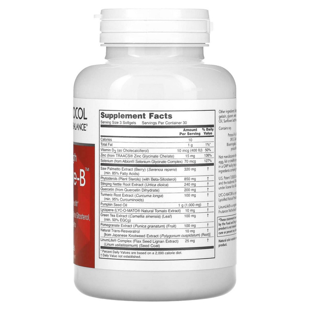 Підтримка простати Protocol for Life Balance Prostate-B 90 гел капс Київ - фото 2