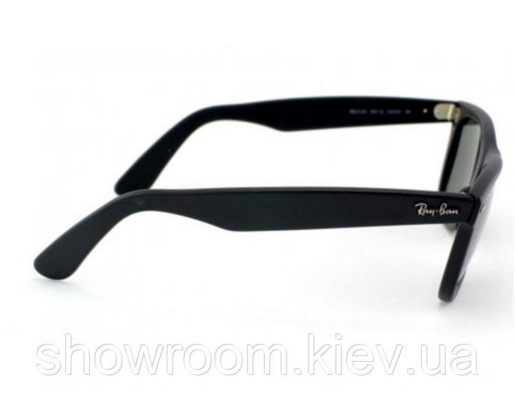 Чоловічі сонцезахисні окуляри у стилі RAY BAN Wayfarer 2140-901 LUX Київ - фото 3