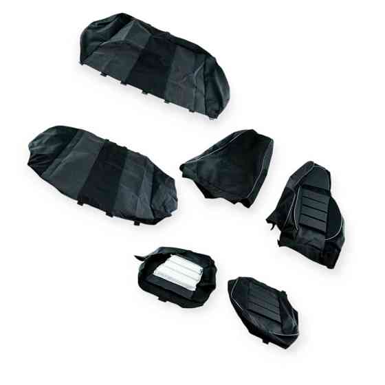 Чохли салону ваз 2108-21099, 2113-2115 "пілот" сірі тканина Koston Мукачево