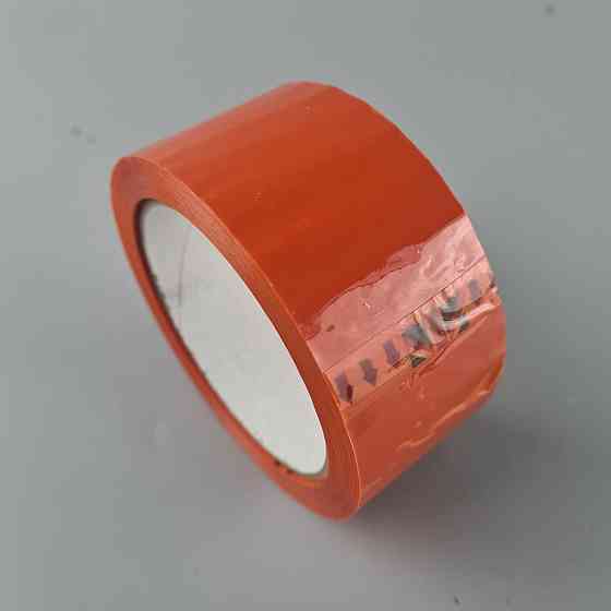 Упаковочный скотч Ярко-Оранжевый 38мк 45мм 80метров  