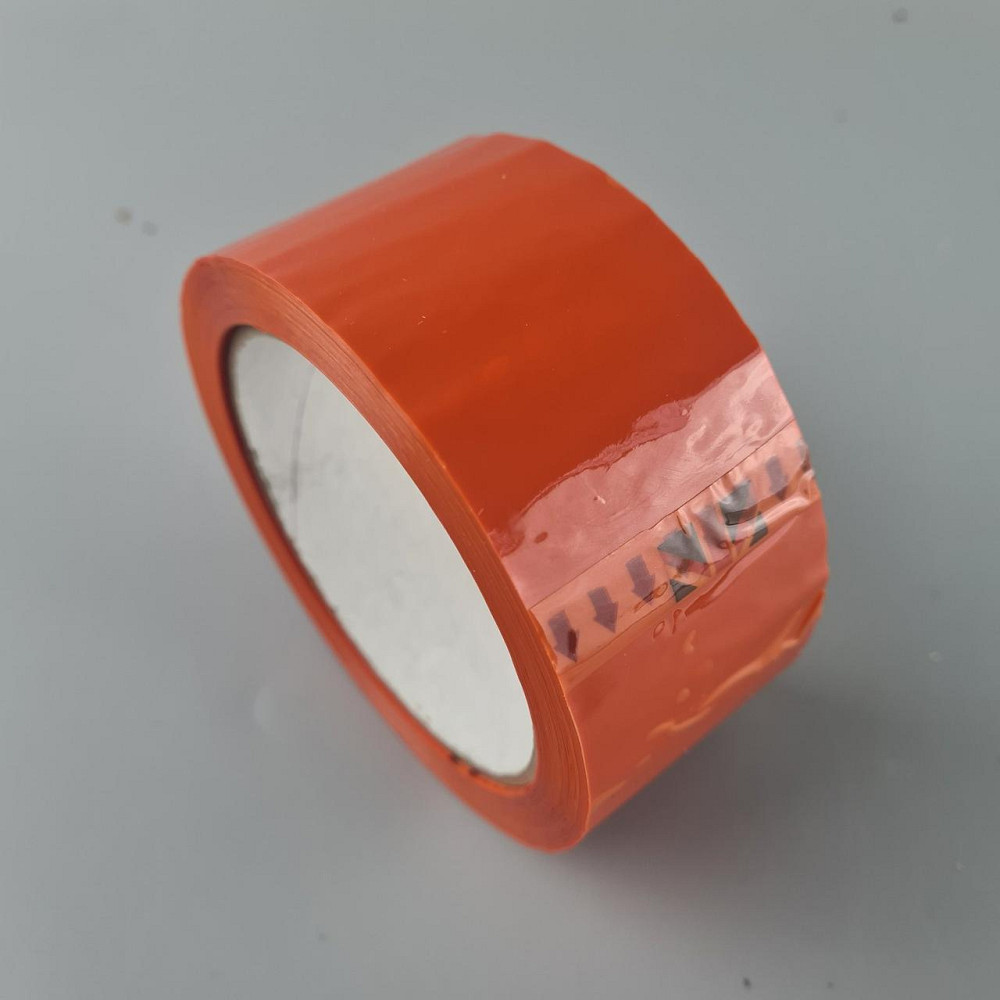 Упаковочный скотч Ярко-Оранжевый 38мк 45мм 80метров  