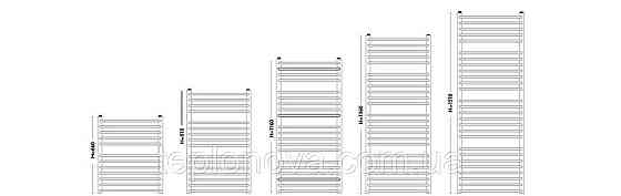 Водяной полотенцесушитель Белый 660х560 Terma Alina Черновцы