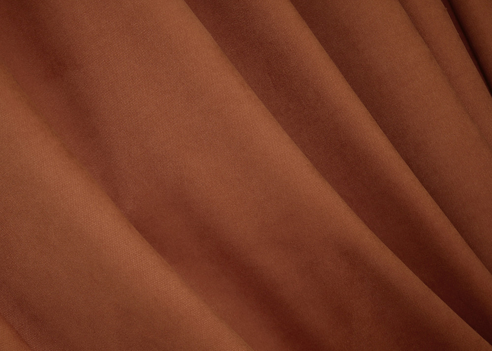 Шторна тканина мікровелюр Petek колір теракотовий 1510ш Київ - фото 1