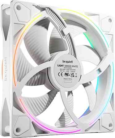 Вентилятор be quiet! Light Wings 140mm PWM Reverse White (BL135) ( 22372 ) Харків