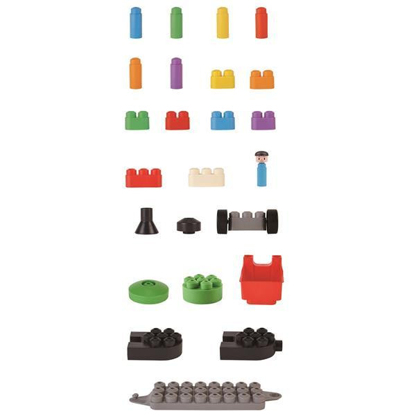 Конструктор PolyM Веселковий поїзд з цифрами 63 деталі (760022) Харків - фото 20