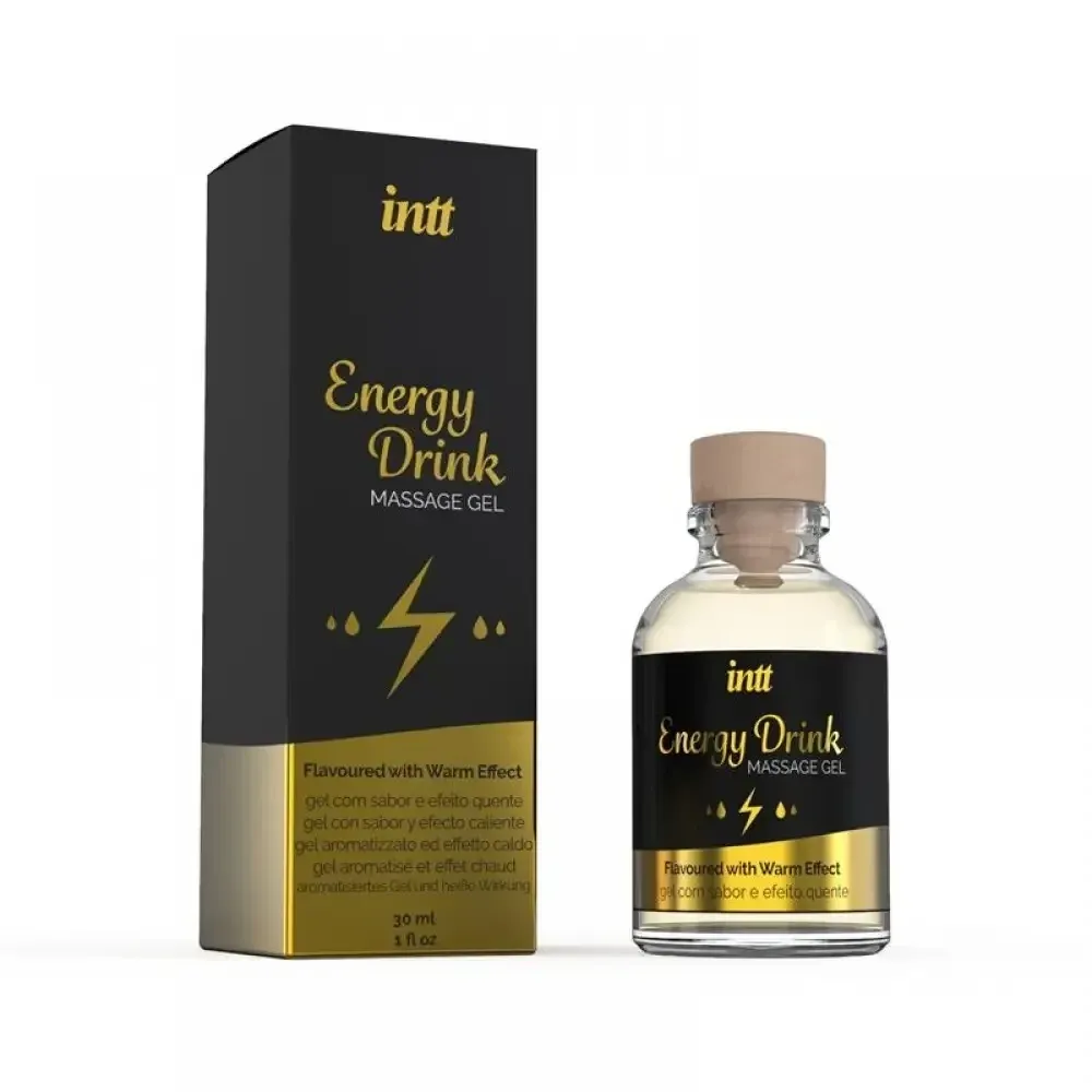 Массажний гель с согревающим эффектом Intt Energy Drink 30 мл Sex Aura Киев - изображение 1