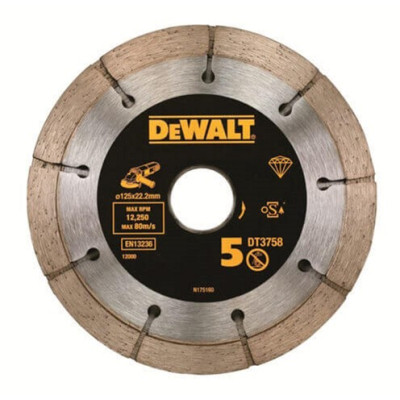 Диск пильный DeWALT алмазный сдвоенный бетон/кирпич/штукатурка, 125x6.3х22.2 мм (DT3758) Винница - изображение 1