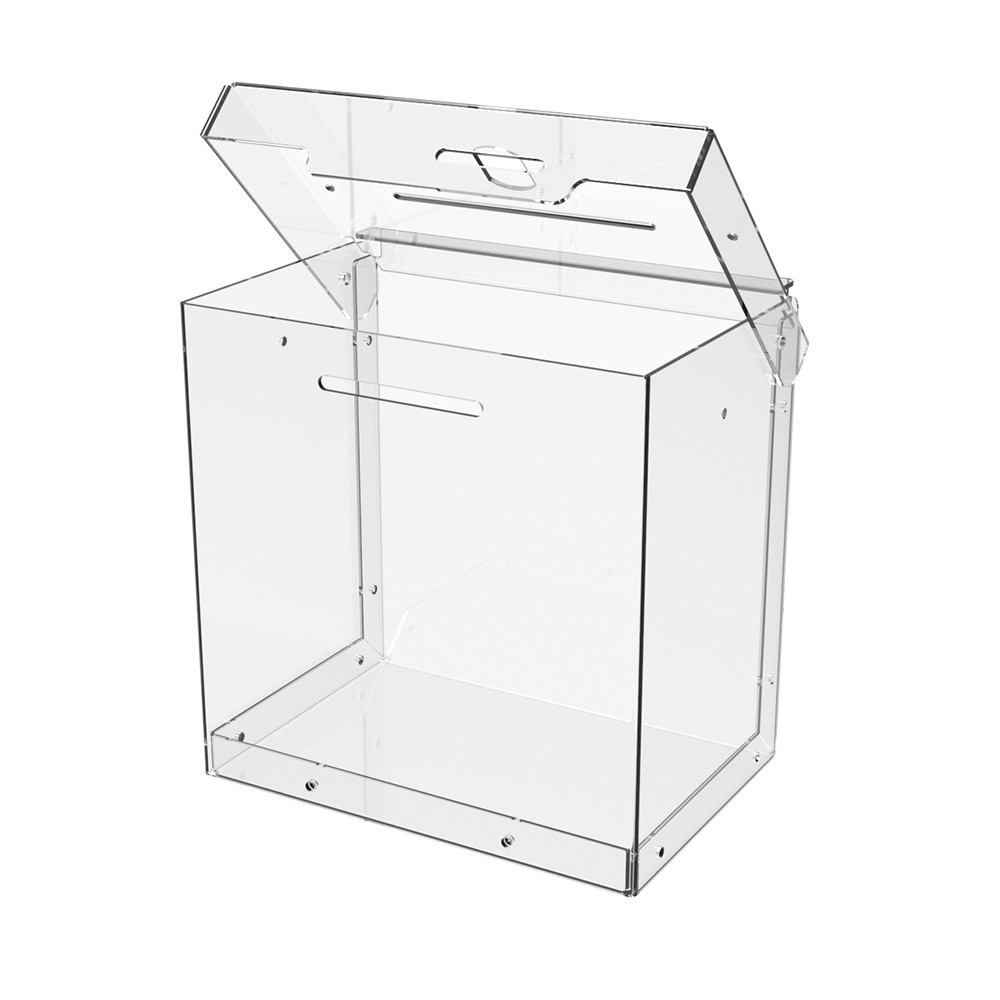 Ящик EKOSTAR с замком для сбора денег 150x150x100 мм. Объем 2,2 литра. Киев - изображение 5