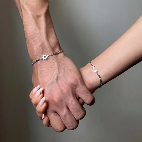 Парные браслеты солнце и луна – для пары или друзей Киев