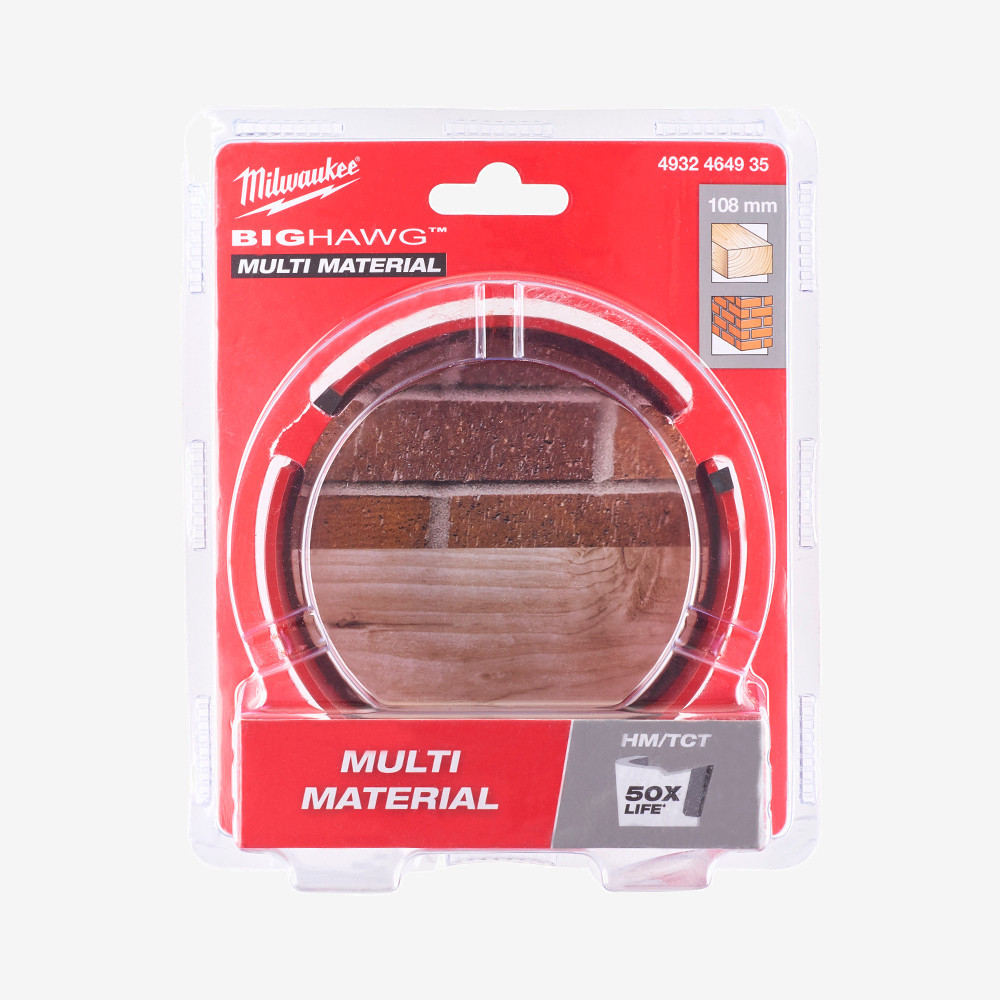 Коронка по мультіматеріалу MILWAUKEE Bighawg, Ø108мм Одеса - фото 2