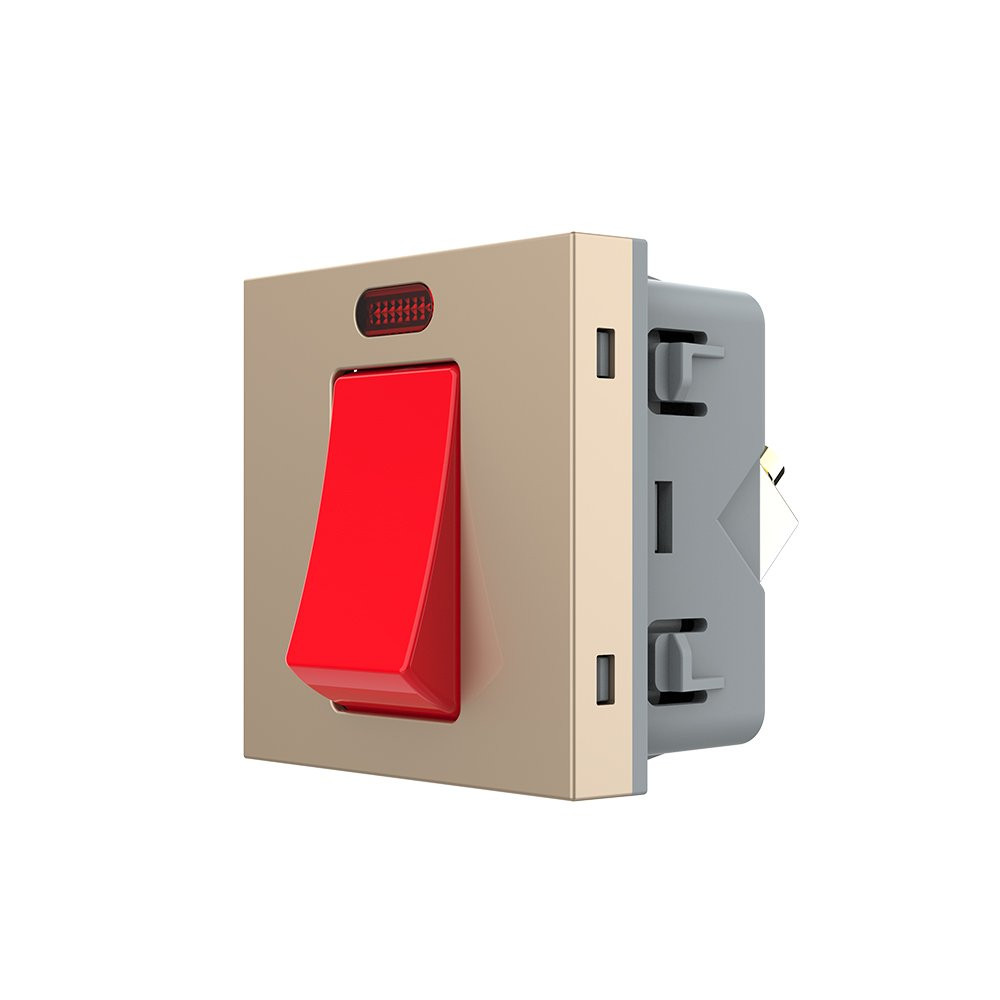 Майстер-вимикач LIVOLO, золотий, 20А 230В, модуль без рамки (VL-FCMKV20A-2AP) Коломия - фото 9