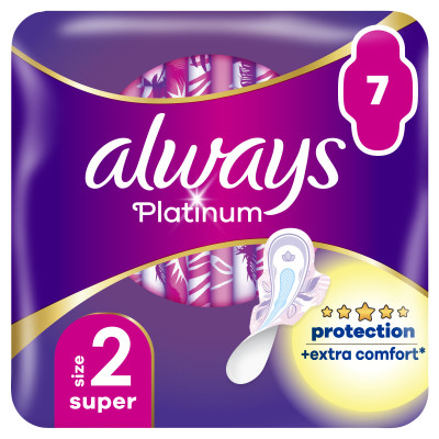 Гигиенические прокладки Always Platinum Super (Размер 2) 7 шт. (8001090444950) Винница - изображение 1