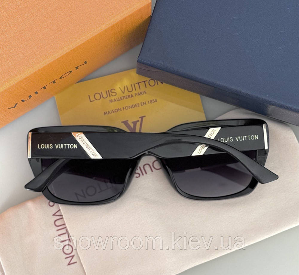 Женские брендовые очки с поляризацией (80320) black Киев - изображение 4