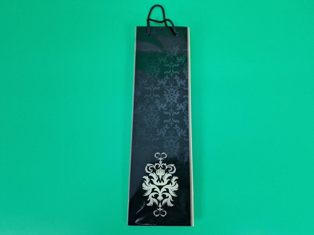 Пакет бумажный подарочный под бутылку  12/9/36(артBUT-100) (12 шт) Харьков - изображение 4