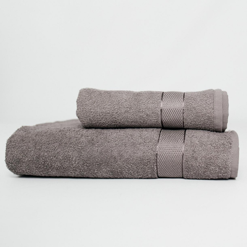 Набір Махрових рушників , Махра,Сірий,50/90 та 70/140 Київ - фото 3