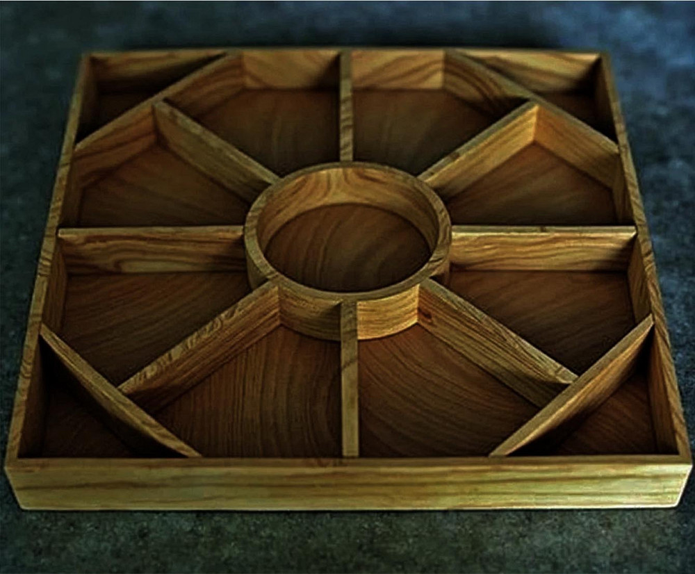 Менажница деревянная 