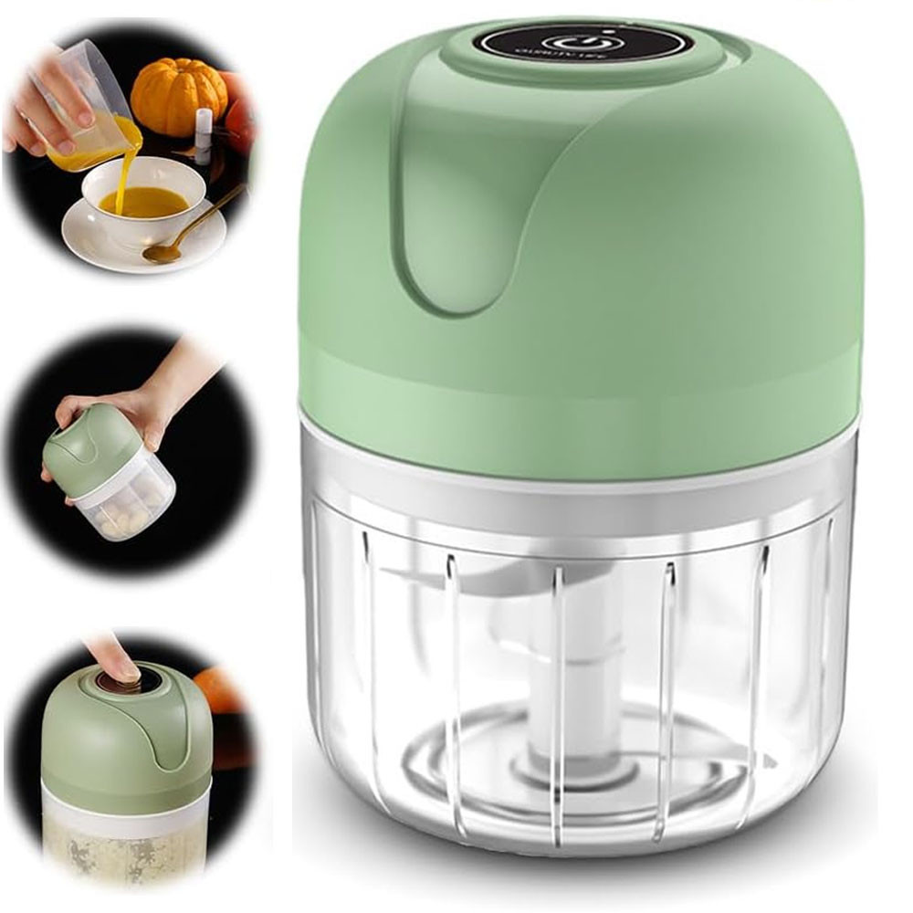 Кухонный мини измельчитель для продуктов,250мл,от USB,Зеленый SBR Киев - изображение 1