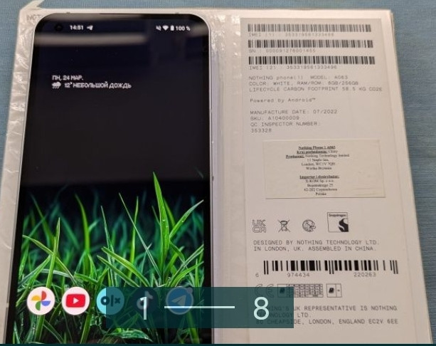 Смартфон Nothing Phone 1 256Gb. Київ - фото 8