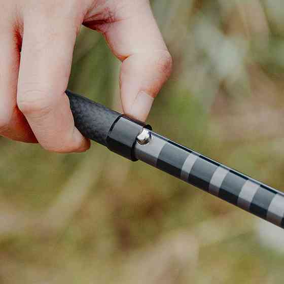 Трекінгова палиця Naturehike CNK2450DS017, 35-110 см, чорна Киев