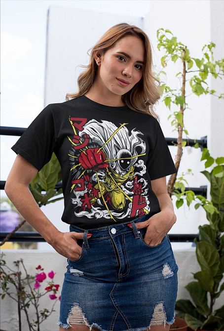 Футболка для хлопчика з аніме принтом Саітама Оне Пункх Ман оверсайз (зріст від 165 до 180) Чорний AnimeJ0055m Дніпро - фото 3