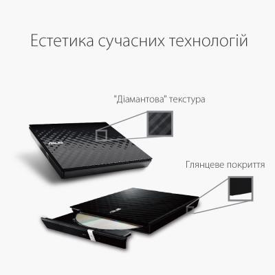 Оптичний привід DVD-RW ASUS SDRW-08D2S-U LITE/BLK/G/AS (90-DQ0435-UA221KZ) Вінниця - фото 2