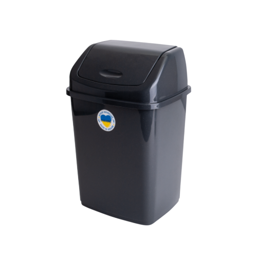 Відро для сміття 10л пластик граніт Алеана Житомир