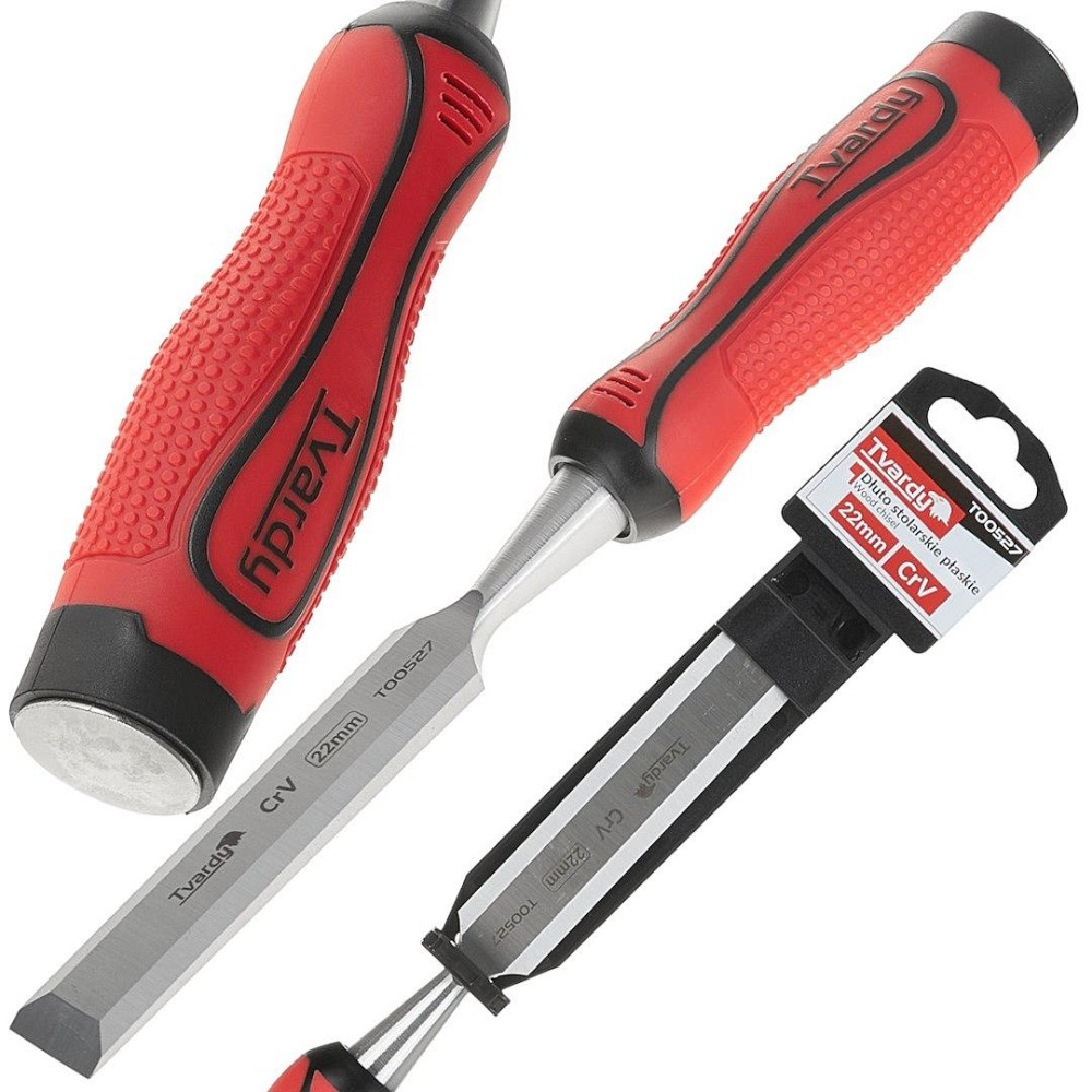 Стамеска "Tvardy" ударна з хромо-ванадієвої сталі CrV 22 мм Київ - фото 1