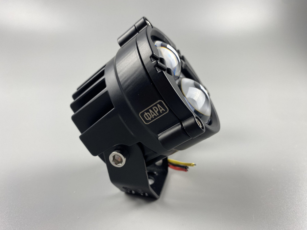 Світлодіодна LED-фара автомобіля ближний + дальній 30 W білий + бурштиновий IP67, LED-фара робочого світла Мукачево - фото 6