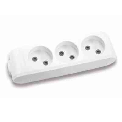 Колодка для удлинителя Panasonic X-tendia 3 гнізда grey (WLTB02302GR-UA) Винница