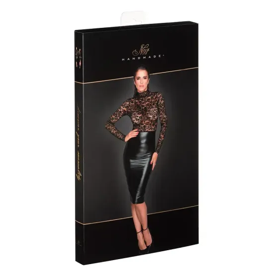 Сукня Noir Handmade F228 Midi dress with soft lace top - M Львів