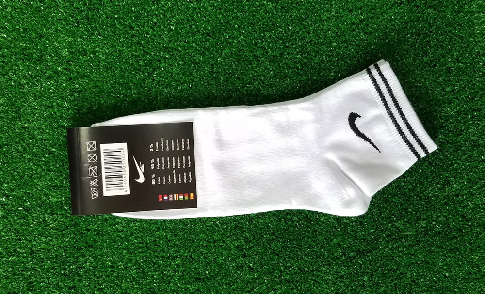 Шкарпетки демісезонні бавовна укорочені Nike Туреччина розмір 42-45 асорті Київ - фото 2