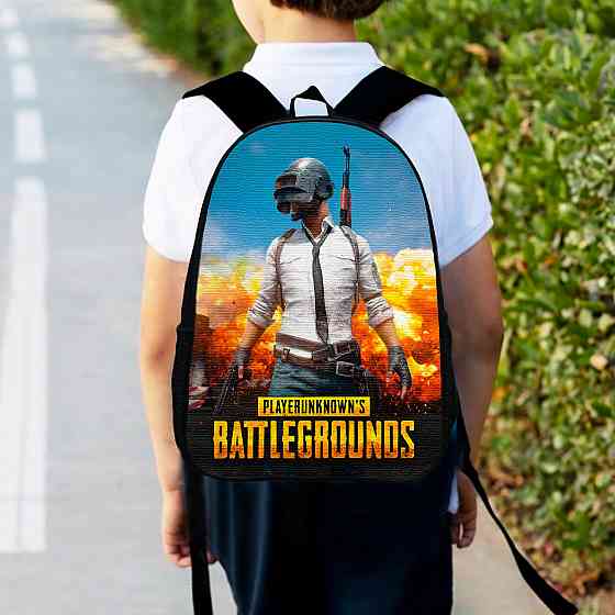 Рюкзак дитячий Пабг "PUBG BATTLEGROUNDS" 34х27см, міський ранець для хлопчика з принтом (00425) Київ