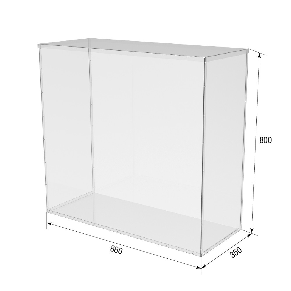Коробка акриловая EKOSTAR 860х350х800 Киев - изображение 3