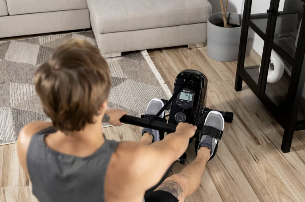 Гребной тренажер Hop-Sport HS-030R Boost золотистый Киев - изображение 3