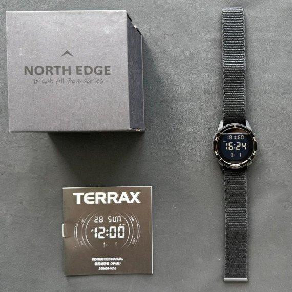 Часы мужские водостойкие тактические North Edge Terrax Green (2 ремешка) Винница - изображение 9