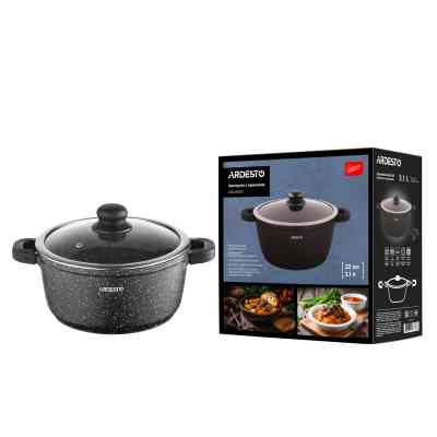 Каструля Ardesto Gemini Anzio 3.1л чорний (AR2430GE) Вінниця