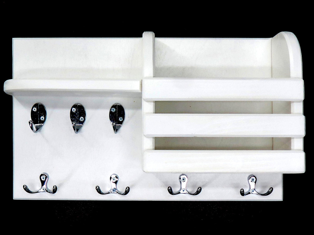 Ключниця дерев'яна "Алнік" зефір-хром Миколаїв - фото 2