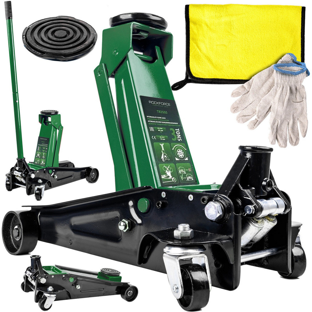 Домкрат 3т (135-465мм) підкатний гідравлічний Одеса - фото 9