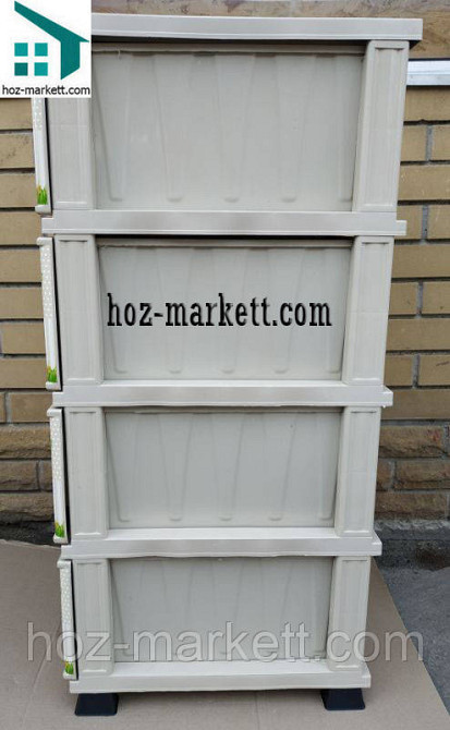 Пластиковий комод "Ведмедики" беж Elif Туреччина Харків - фото 4