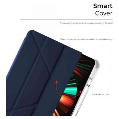 Чехол для планшета Armorstandart Y-type Case with Pencil Holder Apple iPad Pro 12.9 2020 / 2021 Dark Blue (ARM62321) Винница