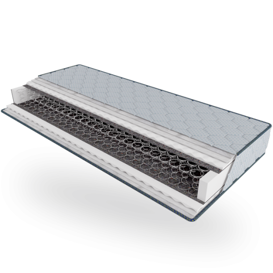 Ортопедичний матрац Freedom Hard/Фридом Хард пружинний (залежна пружина - бонель) ТМ ЕММ 80х200 Харків