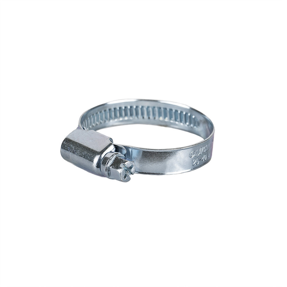 Хомут черв'ячний оцинкований 9 мм D25-40 мм 25 шт. SIGMA (2511081) Київ - фото 3