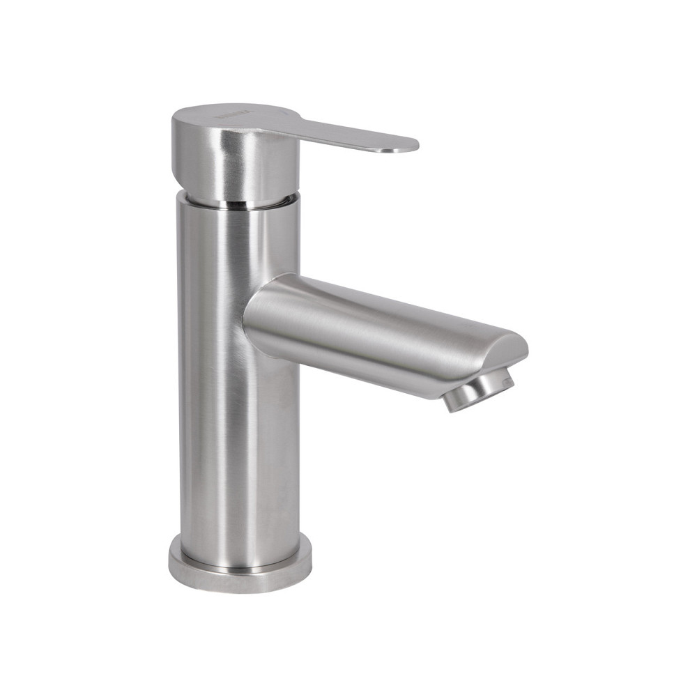 Смеситель для раковины Brinex Pure 001F низкий Nickel BRIPUR001FNKL Киев - изображение 11