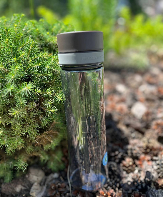 Пляшка для води CASNO 1000 мл KXN-1111 Сіра Кам'янське - фото 9