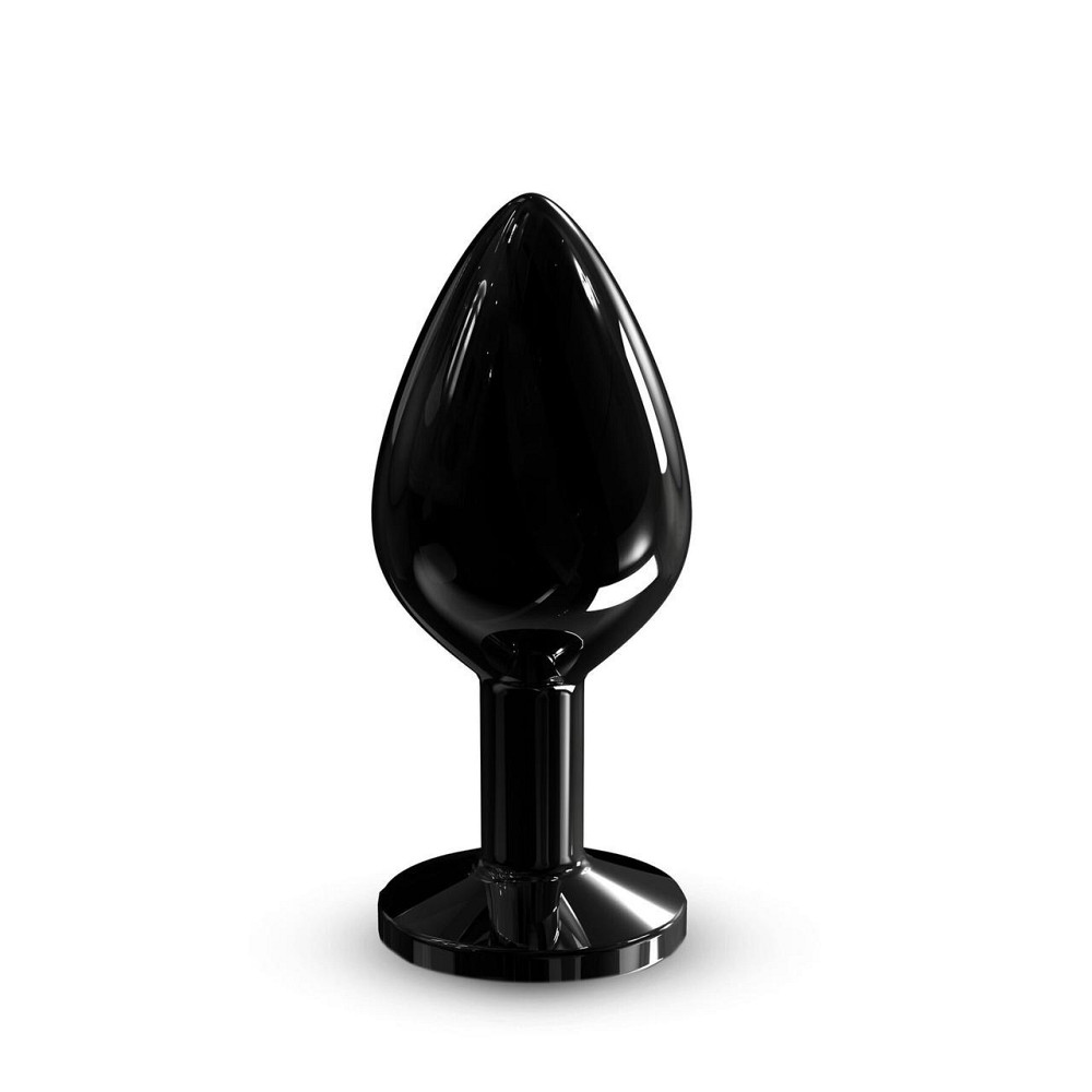 Металлическая анальная пробка с кристаллом Dorcel Diamond Plug Black M Sex Aura Киев - изображение 1