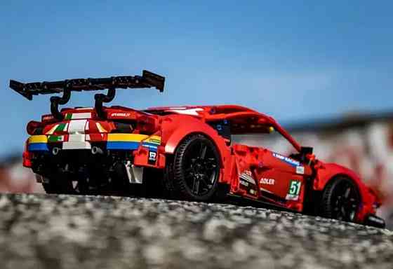 Конструктор Technic Ferrari 488 GTE AF CORSE 1677 деталей маштаб 1:10 Феррарі червона Корса Киев
