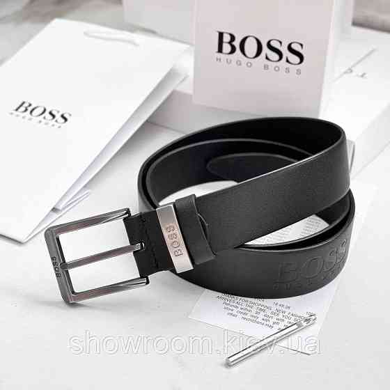 Мужской брендовый ремень из натуральной кожи (220) Киев